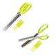 thumbnail image 2 of Ounissouiy Tijeras multifuncionales Muti capas a prueba de óxido DIY herramientas de corte de cebollín suministros para el hogar corte seguridad especias Cocina y Comedor cinco capas Ounissouiy HA080305-02, 2 of 6