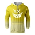 thumbnail image 3 of VBARHMQRT Cool Hoodies Male Gradient Hooded Long Sleeve Sweatshirt Athleisure Sweatshirt, 3 of 5