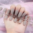 thumbnail image 2 of Xihbxyly Uñas Largas Mate Carnosas, 24 Parches para Uñas Postizas, Parche para Uñas Postizas, 2 of 2