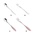 thumbnail image 2 of Baby Spoon Smooth Surface Polished Convenient Lightweight Tableware Multifunctional Wide Application Cutlery Restaurant Silver spoon, 2 of 6