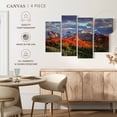 thumbnail image 4 of Elephant Stock Wasatch Mountain Wall Art - Horizontal Multi Panel Canvas - Living Room Wall Decor - Nature Multi Panel - Blue And Orange Decor - 24" x 14", 4 of 4