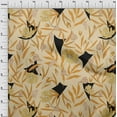 thumbnail image 4 of oneOone Cotton Flex Yellow Fabric Floral Quilting Supplies Print Sewing Fabric By The Yard 40 Inch Wide, 4 of 6