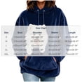 thumbnail image 4 of LWFFDAW Pet Pouch Hoodie for Women Long Sleeve Dog Carrier Fuzzy Fleece Hoodies Winter Loose Oversized Hoodie with Kangaroo Pocket, 4 of 7