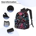 thumbnail image 3 of Disketp Paisley Mochila Ligera Clásica con Múltiples Bolsillos, Mochila Casual para Hombre y Mujer, Ideal para Escuela, Trabajo y Viajes, 3 of 6