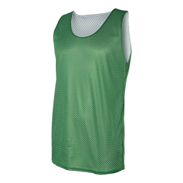 Badger - Tanque reversible de Mesh Pro - Kelly / White - Grande Badger Camiseta sin mangas