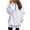 White, variant on ZSQDM Hoodie for Women Long Sleeve Shirts for Women 2025 Fall Clothes Tunic Tops Loose Fit Dressy Crewneck Pullover Sweaters Curved Women's Sweaters Women Blending Sweatshirt (M)