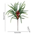 thumbnail image 3 of HongHeng Clearance Under $2.00 1Pc Christmas Decorations Simulated Branches Simulated Pines Needles and Berries Suitable for Desktop Decoration, 3 of 6