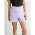 thumbnail image 5 of High-Waist Woven Shorts with Pocket Detail, 5 of 6