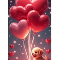thumbnail image 5 of LUUFILx Heart Balloons Backdrop Background Wall Banner Valentines Day Party Decorations Romantic Celebration Event Decor Wedding Photography Prop, 5 of 9