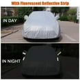 thumbnail image 4 of Car Cover Full Covers with Reflective Strip Sunscreen Protection Dustproof UV Scratch-Resistant for 4X4/SUV Business Car, 4 of 7