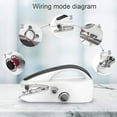 Qianha Mall Hand Held Sewing Device Portable Mini Sewing Machine