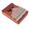 thumbnail image 1 of 21 Keys Kalimba Thumb Piano, Portable Musical Single Board Thumb Piano Instruments with Finger Protectors Suitable for Professional Music Lovers, 1 of 7