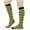Yellow-1, variant on WREESH Unisex Winter Warm Striped Calf and Knee Socks, Mid-Calf Cotton Socks for Men and Women Black