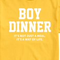 thumbnail image 3 of Instant Message - Boy Dinner Way Of Life - Men's Short Sleeve Graphic T-Shirt, 3 of 6
