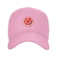 thumbnail image 2 of TEQUAN Peaked Cap Fish Koi Adult Unisex Adjustable Curved Brim Baseball Cap Hat, Pink, 2 of 8
