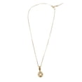 thumbnail image 2 of Collar con dije de oro laminado letra brillos O, 2 of 6