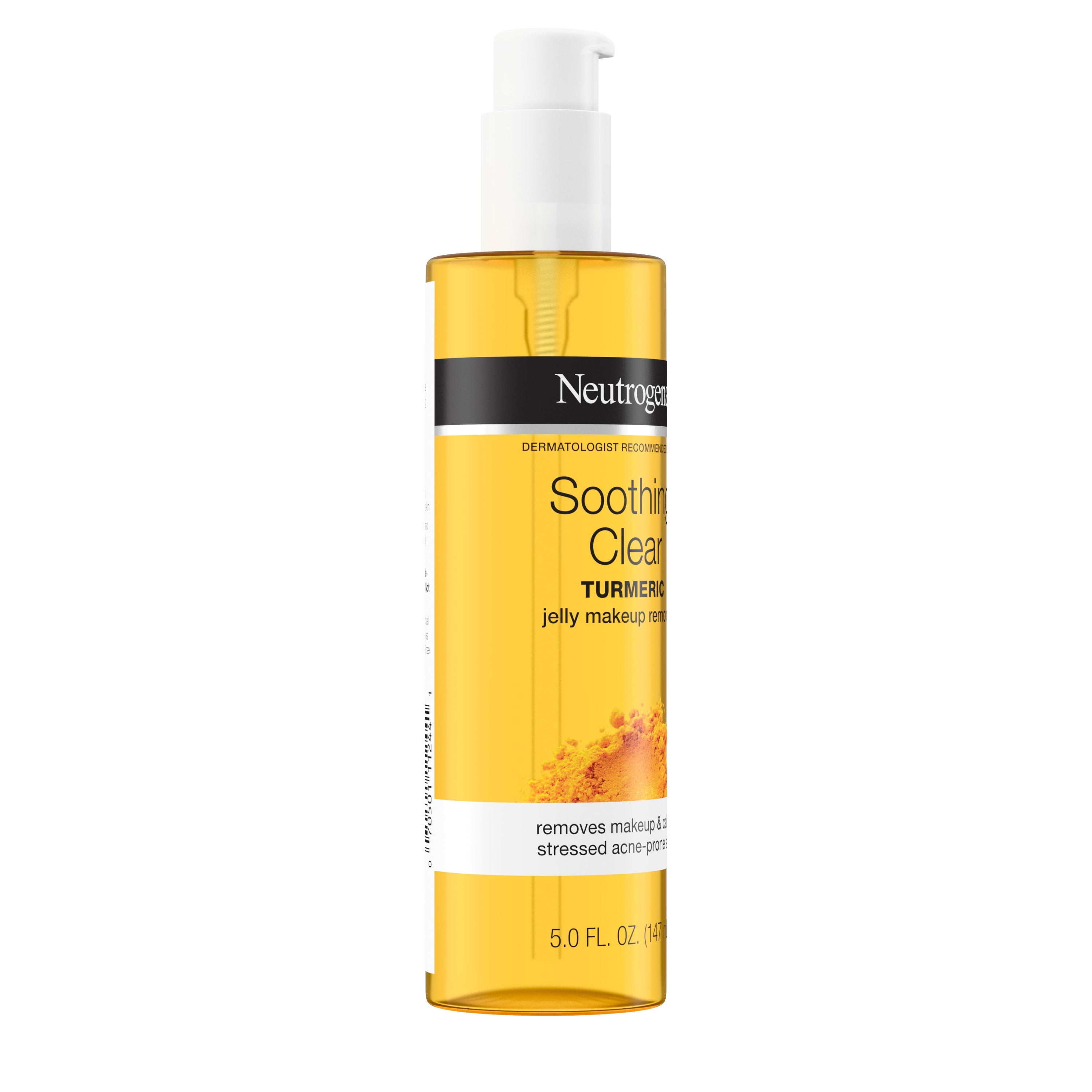 Neutrogena Soothing Clear Turmeric Jelly Gentle Makeup Remover, 5 fl oz