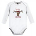 thumbnail image 3 of Hudson Baby Cotton Long-Sleeve Bodysuits, 3- Pack, Newborn- 24 Months, 3 of 5
