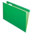 thumbnail image 2 of Office Depot 2-Tone Hanging File Folders, 1/5 Cut, 8 1/2in. x 14in., Legal Size, Green, Box Of 25, OD81630, 2 of 2
