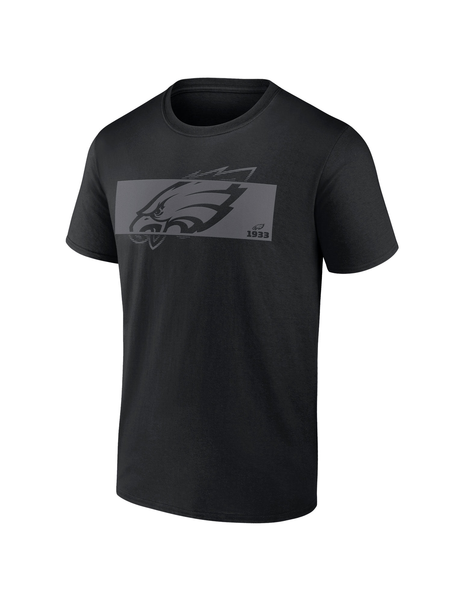 NFL Philadelphia Eagles Men's Cotton Black Short Sleeve T-Shirt