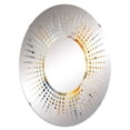 thumbnail image 2 of Designart "Nordic Color Vibrancy IV" Scandinavian Starburst Round Wall Mirror - Landscapes Oval Printed Decorative Mirror - Multiple Color Options, 2 of 5