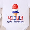 thumbnail image 5 of KPOPLK Baby Boy Bodysuit Infant Onesie Jumpsuit Short Sleeve Shirts Summer Clothes Outfits Romper Size 3-6 Months,Hot Pink, 5 of 5