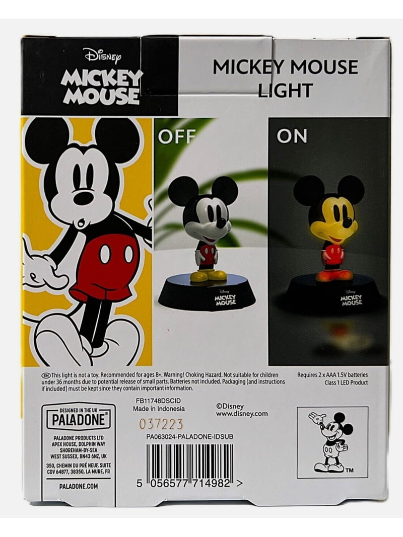 Disney あわてんぼうミッキーマウス 2D LEDスタンドライト Disney