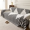 thumbnail image 4 of Smuge Sofa Cover, Couch Cover Protector Slipcover L Shape Sofa towel Furniture Cover for Pets Dogs Cats Home Decor (71"x 118", Black), 4 of 10