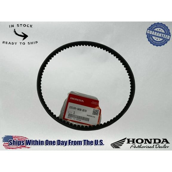 Honda Genuine OEM 84-87 NQ50 Spree 88-90 SB50/P Elite Drive Belt 23100-GK8-870