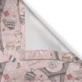 thumbnail image 6 of Ambesonne Paris Valance & Curtain, Croissant Macaroon Muffin, 55"x30", Multicolor, 6 of 6