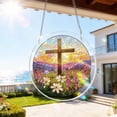 thumbnail image 7 of Acrylic Puzzle Suncatcher Window Hanging, 7.4In Sun Catcher Acrylic Puzzles Garden Decoration for Women Men Mom Birthday Gift Home Decor ( Garden of Holy Light), 7 of 7
