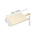thumbnail image 2 of Raindrops 5Pcs Wood Cutting Board with Handle Unfinished Wood Crafts Craft Wood Board Food Serving Board, 2 of 8