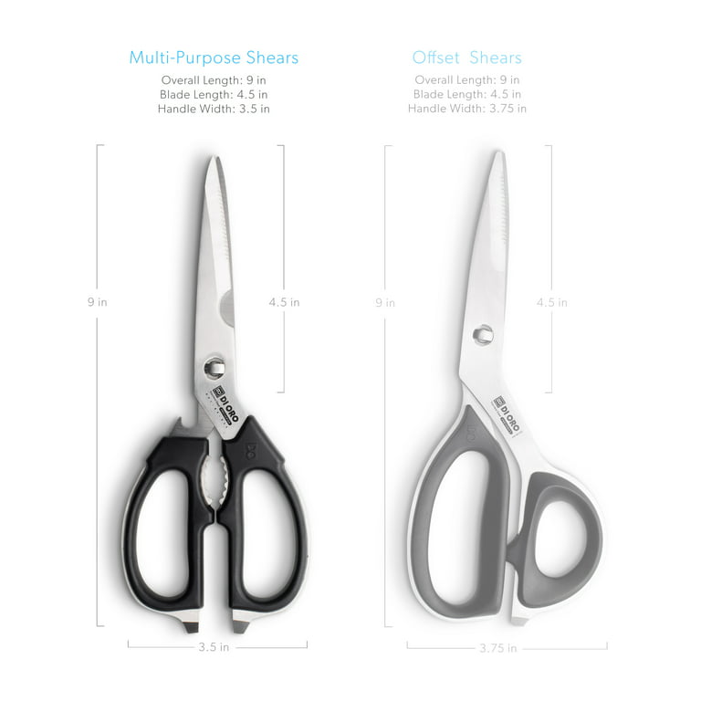 Kai PRO Multi-Purpose Shears, Stainless Steel Cooking Scissors,  Blades Separate for Easy Cleaning, Comfortable, Non-Slip Handle, Heavy Duty Kitchen  Shears: Home & Kitchen