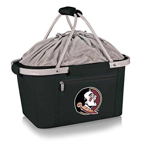 Metro Basket Picnic Time Negro Florida State Seminoles Impresión digital 645-00-175-174-0