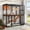 Black+Orange, variant on Wooden Catio Outdoor Cat Enclosure Large Cat House for Mulitiple Cats Walk ,Indoor 4 Tier Cat Enclosures House , Outdoor Cat Catio with Waterproof Cover,Ramp