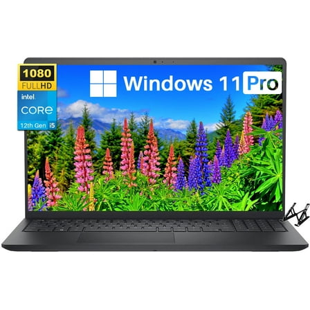 Dell Inspiron 15 3000 3520 Business Laptop, Windows 11 Pro, 32GB RAM, 1TB SSD, Intel Core i5-1235U Processor, 15.6" FHD Display, Intel UHD Graphics, Wi-Fi 6, HDMI, Bluetooth, with Laptop Stand