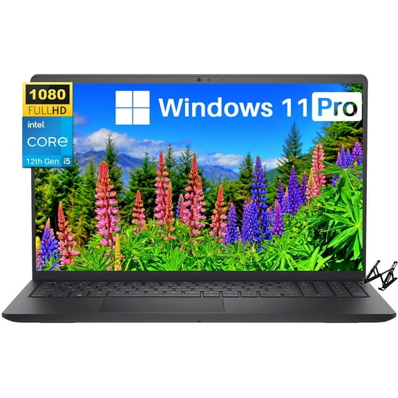 Dell Inspiron 15 3000 3520 Business Laptop, Windows 11 Pro, 32GB RAM, 1TB SSD, Intel Core i5-1235U Processor, 15.6" FHD Display, Intel UHD Graphics, Wi-Fi 6, HDMI, Bluetooth, with Laptop Stand