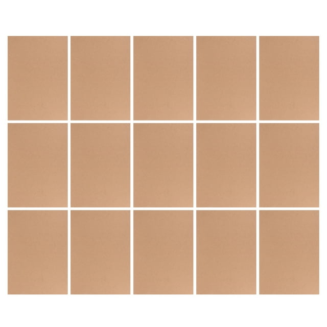 20 Pcs 1 Ensemble Feuilles de Carton Format A3 Kraft Carton (Couleur Papier Kraft)