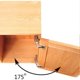 thumbnail image 4 of Newway 2pcs 175 Degree Hinges Frameless Cabinet Doors Hinges Concealed Hydraulically Adjustable Mounting Hinges, 4 of 5