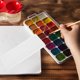 thumbnail image 5 of BRIGHTFUFU 5 esponjas húmedas para paleta: Juego de esponjas portátiles para paleta, recambio de acuarela para pintura acrílica, suministros de arte que retienen agua para artistas y aficionados., 5 of 7
