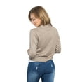 thumbnail image 6 of G-Style USA Women's 3/4 Sleeve Open Front Cropped Cardigan Sweater (S-XL), 6 of 7