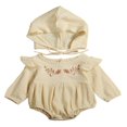 thumbnail image 1 of Combinaison à Manches Longues en Coton pour Bébé avec Chapeau, 1 of 6