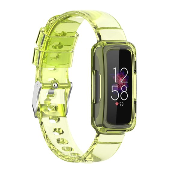 Transparent Silicone TPU Watch Band for Inspire 3 Slim Fitness Tracker Replacement Strap Adjustable Sport Accessory
