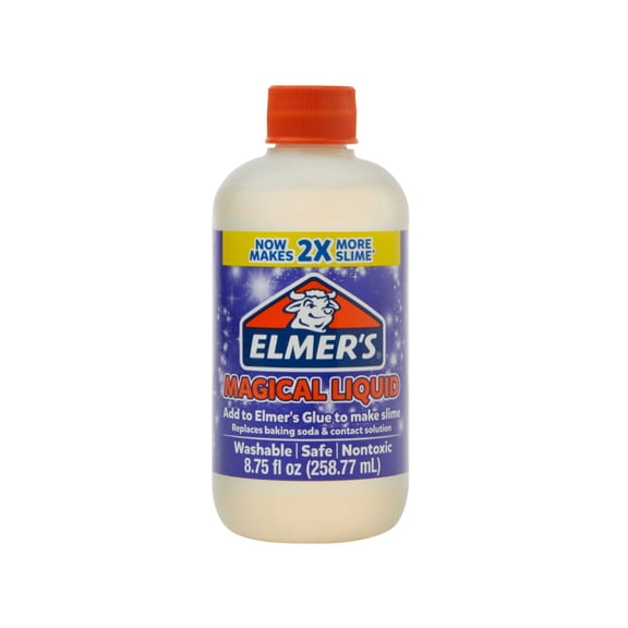 Elmer's Slime Activator | Magical Liquid Slime Activator Solution, Updated Formula for Twice as Much Slime, (8.75 floz.)