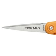 Fiskars Scissors 5 Inch Micro-Tip Scissors, Orange
