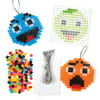 Funny Face Fuse Bead Decoration Kit Creative Craft Set for Children to Make Decorate and Play with (Makes 6), Dont be con-fused by these funny faces! By Baker Ross Ship from US