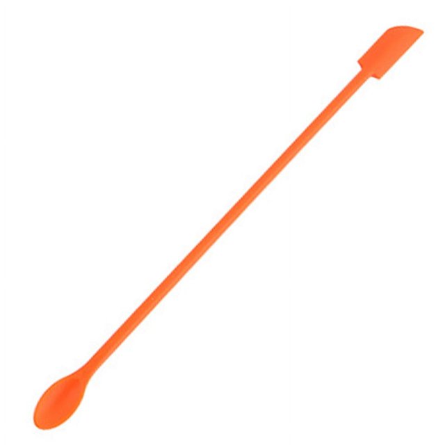 Mini raspador de silicona de doble cabeza con punta pequeña para productos de cuidado de la piel, juego de 3 piezas