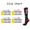 thumbnail image 6 of 3 Pairs Christmas Compression Socks for Women & Men Circulation 15-20 mmHg - Better Blood Flow, Swelling , Best Support for Medical, Running, Nursing,Christmas Gifts for Nurses Travel Pregnancy, 6 of 7