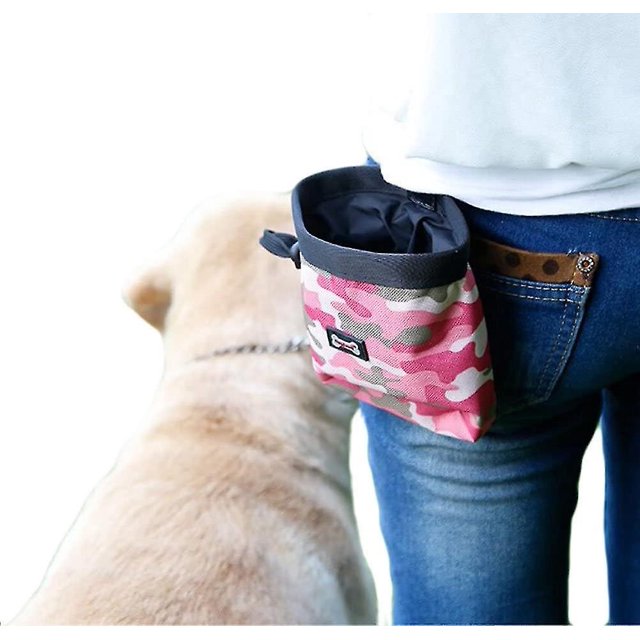 Camuflaje mascota perro actividad tratar bolsa snack bolsa cachorro entrenamiento caminar Bolsa para popó titular