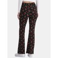 thumbnail image 2 of No Boundaries Ribbed Flare Pants with Lettuce-Edge Hem, 32” Inseam, Women’s, 2 of 2